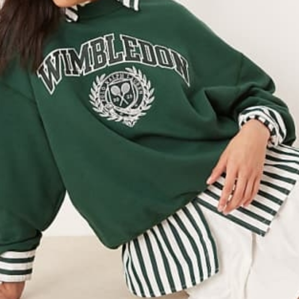 Wimbledon Crest Fleece Crewneck PRL - Picture 13 of 16